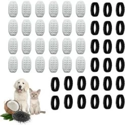Nispira Water Filter Replacement For Rellaty Neareal Cat Drinking Water Fountain 108oz/ 3.2L Automatic Stainless Steel For Pet Dog, 24 Packs -BlueBuffalo Sales Store GUEST c31c8687 055c 4653 911c c565ee33e29b