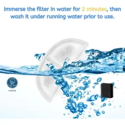 Nispira WF20/CF20 Cat Water Fountain Filters Replacement For HomeRunPet Water Fountain Dispenser 68oz/2L Wireless Pumps Black Sponge 6 Packs -BlueBuffalo Sales Store GUEST c3e48d33 1941 4b5f bebe 43f19fff836e 1