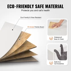 VEVOR Cat Litter Box Enclosure For 2 Cats, Litter Box Furniture Hidden With Double Rooms, Wooden Cat Box Cabinet, 57.9"L X 18.3"W X 17.9"H, White -BlueBuffalo Sales Store GUEST c3fbf3ef b754 4a13 b42b 0101214d05b6