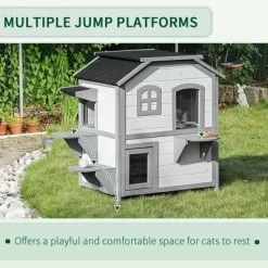 Gulches 36in H X 31in W X 22in D SkyLoft Cat House White 1 Pack Outdoor Wooden Catio Livestock Supplies Product Type -BlueBuffalo Sales Store GUEST c40f094e 99f3 43ef 8556 739a3e845b13