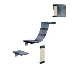 Sam's Pets Addison Wall Climber Cat Tree In Grey