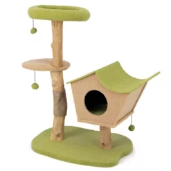 Tangkula 43" Cat Tree W/Padded Top Perch Cat Condo Jumping Platform Balls For Indoor Cats -BlueBuffalo Sales Store GUEST c63da078 200b 410d 9a84 338378324c67