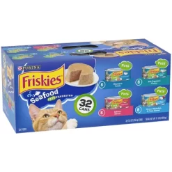 Purina Friskies Paté Wet Cat Food Seafood Fish Flavor Favorites - 5.5oz/32ct Variety Pack -BlueBuffalo Sales Store GUEST c6f56f73 359a 4746 a894 a537077ad8b5