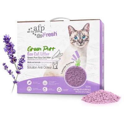 All For Paws Allforpaws Cat Litter Natural Tofu Cat Litter, Green Purr Eco Cat Litter With Strong Odor Control, 9.9lb/4.5kg (2 X 2.25kg) 8 All For Paws Allforpaws Cat Litter Natural Tofu Cat Litter, Green Purr Eco Cat Litter With Strong Odor Control, 9.9lb/4.5kg (2 X 2.25kg) - Image 8