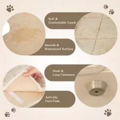 Tangkula 52" Tall Cat Tree W/ Scratching Post Ball & Board Plush Condo Padded Perch 15 Tangkula 52" Tall Cat Tree W/ Scratching Post Ball & Board Plush Condo Padded Perch -BlueBuffalo Sales Store GUEST ca1fdddf 1046 48c3 ba0b 8949c2b69e06