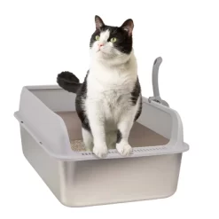 Pet Adobe Stainless Steel Cat Litter Box With Lid -BlueBuffalo Sales Store GUEST ca9c24c7 827e 481d ae99 11f8f53f162d