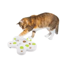 All For Paws Allforpaws Interactive Cat Toys Cat Treat Puzzle Slow Feeder For Indoor Play