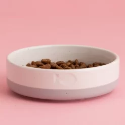 Mason Cash: Speckle Dip Cat Bowl, 5.1", 9.3oz, Lilac, Cream, Food & Water Dish -BlueBuffalo Sales Store GUEST cc577bb1 36b1 4c76 95fc a735afc44570