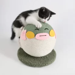 Fairyland™ - Puffer Fish Cat Scratching Ball Toy With Natural Sisal Rope – Durable Interactive Cat Scratcher, 8.3" Tall -BlueBuffalo Sales Store GUEST cd6bb77d ab85 4f72 9679 23a151289e72