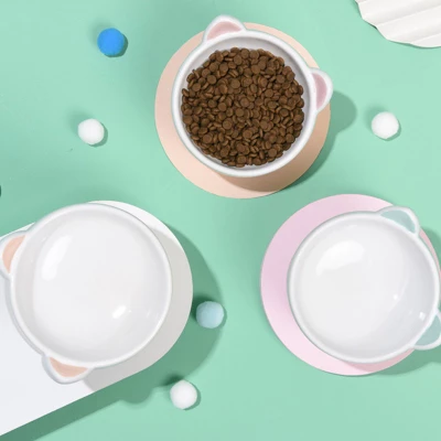 Fairyland™ - Ceramic Cat Bowl With Raised Stand, Cute Ear Design & Anti-Slip Base – Elevated Pet Food & Water Dish For Cats And Small Pets 4 Fairyland™ - Ceramic Cat Bowl With Raised Stand, Cute Ear Design & Anti-Slip Base – Elevated Pet Food & Water Dish For Cats And Small Pets - Image 4