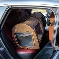 Gulches 39" Portable Soft-Sided Cat Carrier - Dual Compartment With Divider, Cushions & Storage Bag In Grey For Comfortable Travel -BlueBuffalo Sales Store GUEST cfffd2a3 d85e 463b 86a8 bbca6eb86ce6