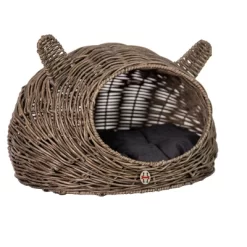 Huntley Pet Rattan Wicker Cat And Dog Shaped Play House Pet Bed With Cushion -BlueBuffalo Sales Store GUEST d1bd35e1 1e3c 463c 95f5 86109843466f
