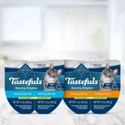 Blue Buffalo Tastefuls Savory Singles Adult Cuts In Gravy Wet Cat Food Variety Pack With Chicken And Turkey Entrée - 12ct/31.2oz -BlueBuffalo Sales Store GUEST d33a3231 1b00 4a5e 9ba5 06a52bcd9989