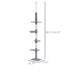 Multipet Adjustable Height Floor-To-Ceiling Vertical Cat Tree -BlueBuffalo Sales Store GUEST d3e605eb 55c1 4c17 961e 83047089f898 1