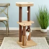 Two By Two Lansing - Beige Scratching Post Cat Furniture - 39.6 In. Tall