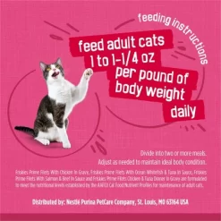 Friskies Tuna, Chicken, Fish, Beef, Salmon And Seafood Flavor Variety Pack Gravy Wet Cat Food - 16.5lbs/48ct -BlueBuffalo Sales Store GUEST d45ce3e1 647b 4fd0 9de9 7013929f291f