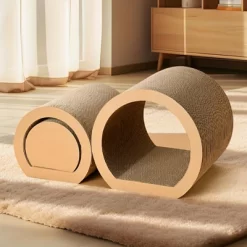 3 In 1 Cat Tunnel Bed, 3 Sizes Cat Scratching Board Bed, Corrugated Cat Scratching Board, Hide And Play DIY Cat Wheel, Indoor Cat Scratching Mat -BlueBuffalo Sales Store GUEST d4c84726 12ff 4234 a4ca e58d46085d3e 1