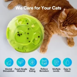 All For Paws Allforpaws Interactives Cat Toys Mushroom Cat Puzzle Toy For Enrichment -BlueBuffalo Sales Store GUEST d549b266 bf0a 4490 abf6 cf8a4710a1ba