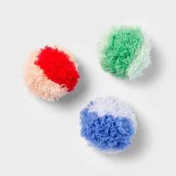 Furry Pom Poms Cat Toy - 3pk - Boots & Barkley™ 5 Furry Pom Poms Cat Toy - 3pk - Boots & Barkley™ -BlueBuffalo Sales Store GUEST d56cfe0f 392f 459d b477 0002e2885099
