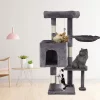 BestMassage Cat Tree 36 Inch Tall Cat Tower For Indoor Cats With Cat Scratching Post Multiple Platforms Cozy Condo And Hanging Toy