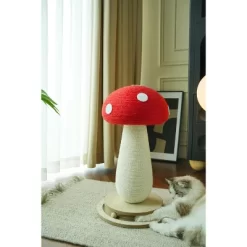 Vertical Cat Tree, Mushroom-shaped Cat Tree, Cat Scratching Post,equipped With A Stable Base And Durable Sisal Rope Cat Scratching Board. 16 Vertical Cat Tree, Mushroom-shaped Cat Tree, Cat Scratching Post,equipped With A Stable Base And Durable Sisal Rope Cat Scratching Board. -BlueBuffalo Sales Store GUEST d6340466 7de7 4e59 a4b8 3937007eabdd