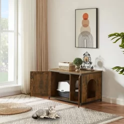 Unipaws Cat Litter Box Enclosure - Top Opening