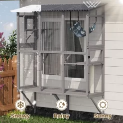Kumasinova 61" Window Catio Enclosure For Indoor Cats,Expandable Outdoor Cat House With 3 Platforms,Hammock&3 Doors,All-Weather Cat Playpen With Perch -BlueBuffalo Sales Store GUEST d73da7f0 c0d8 4d79 b45c f038088c0e09