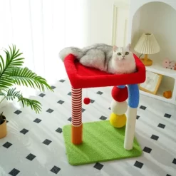 Fairyland™ - Colorful U-Shaped Cat Climbing Tower – Multi-Level Sisal Scratching Post With Teasing Ball & Massage Column For Large And Small Cats -BlueBuffalo Sales Store GUEST d8d0806e f999 4f2d 8a70 dff5271f2e01