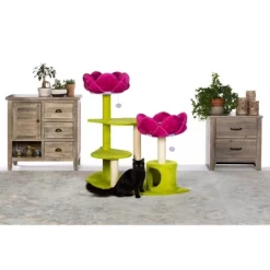 Prevue Pet Products Kitty Power Flower Garden Cat Tree Tower
