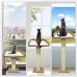 40" Tall Cat Scratching Post, Sisal Scratching Post- For Most Cat Climbing, Cat Window Perches With Suction Cups -BlueBuffalo Sales Store GUEST d98ec094 c8b4 4643 a67b 2fc1555d26b0