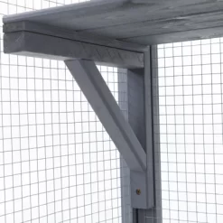 AZL1 Life Concept Pet Crates And Houses Super-Large Outdoor Wooden Cat Catio With Insulated, Sun Panel Roof, Rainproof Cover, Gray, 32.3"*62.6"*70.1" -BlueBuffalo Sales Store GUEST da04f190 9bee 48d2 ad34 bf7254d2ce61