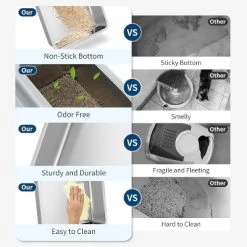 Cat Litter Box XXL Extra Large Litter Tray Pan For Big Cats With Platform Step, Removable Top, Non-Slip Bottom -BlueBuffalo Sales Store GUEST da1872d0 185e 4258 88fb f77acf29154a