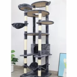 Racxily 78 In Cat Tree Tower With Large Condo Sisal Scratching Post Big Hammock And Top Platform -BlueBuffalo Sales Store GUEST da3e3038 0d22 401f 80cb 013e8d067ded