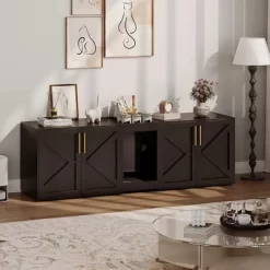 Whizmax 55" Large Cat Litter Box Enclosure For 2 Cats, Hidden Cat Litter Box Furniture With Double Room And Cushion, Wooden Kitty Litter Box Cabinet -BlueBuffalo Sales Store GUEST da4ed261 10fa 40a2 b364 76e77450452d