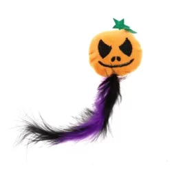 Unique Bargains Smirking Pumpkin Cat Teaser Toys With Feather Orange Purple 1 Pc -BlueBuffalo Sales Store GUEST dc46ea64 f99b 4a7e 9ece 99de0296114f