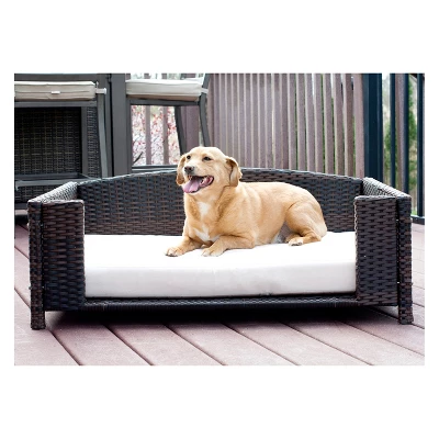 Iconic Pet Beds For Dogs And Cats - Rattan Rectangular Sofa - Brown 10 Iconic Pet Beds For Dogs And Cats - Rattan Rectangular Sofa - Brown - Image 10