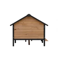 GDFStudio Bessie Modern 67" Wood And Metal Outdoor Dog Kennel With Porch For Large Animal -BlueBuffalo Sales Store GUEST dcd4e4de 1be2 4936 b29f 79b6da2c7de6