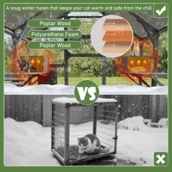 Gulches 74in H X 96in W X 74in D MegaCatio Cat Enclosure Gray 1 Pack Multi Cat Livestock Supplies Product Type -BlueBuffalo Sales Store GUEST dd984d11 25d4 4926 9ba1 c954cfdc24ea