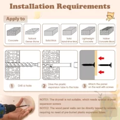 Tangkula Wall-Mounted Cat Tower W/ Bed Hammock Sisal Scratching Post & Mats Cushions -BlueBuffalo Sales Store GUEST ddf56379 0c52 415e 8b5a af38f9a22326