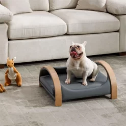 Lily Medium Size Scratch Resistant PU Cushion Cat Scratch Beds With Solid Wood Frame-Maison Boucle -BlueBuffalo Sales Store GUEST debc699a 9d6e 413a 96eb 6af7caad0a1d