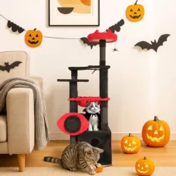 Karl Home 53 Inch Large Gothic Cat Tower With Padded Perch Hammock -BlueBuffalo Sales Store GUEST dee144a8 cb6a 4e91 841d 6000e67545e0