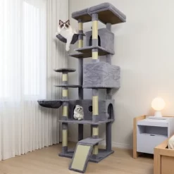 KTMBDW 84.6in Cat Tree Tower Condo Furniture Scratch Post For Kittens Pet House Play 14 KTMBDW 84.6in Cat Tree Tower Condo Furniture Scratch Post For Kittens Pet House Play -BlueBuffalo Sales Store GUEST df08eae6 9513 4775 9d97 82a718107ae1 2