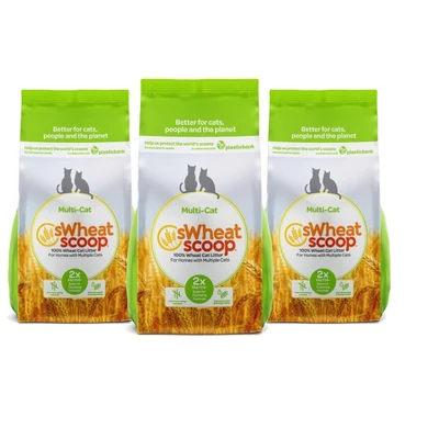 SWheat Scoop Wheat Cat Litter Multi-Cat - Case Of 3/8.5 Lb 3 SWheat Scoop Wheat Cat Litter Multi-Cat - Case Of 3/8.5 Lb - Image 3