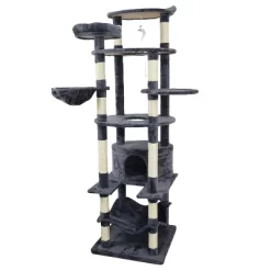 Racxily 78 In Cat Tree Tower With Large Condo Sisal Scratching Post Big Hammock And Top Platform -BlueBuffalo Sales Store GUEST e17a85a8 0637 4be7 aaf1 67aa6545e7df