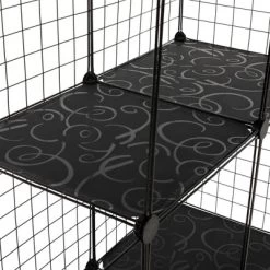 Sandinrayli Metal Indoor Cat House Cat Cage Playpen, Black -BlueBuffalo Sales Store GUEST e1f56a44 88f2 4dc1 997f 0e90f397e5da