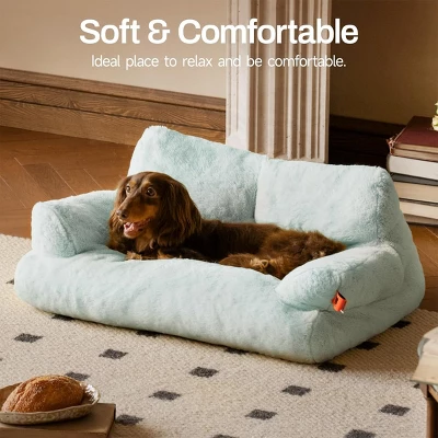 Boersma Plush Cat & Small Dog Bed – Washable Indoor Pet Couch With Non-Slip Bottom For Cats, Kittens & Puppies 7 Boersma Plush Cat & Small Dog Bed – Washable Indoor Pet Couch With Non-Slip Bottom For Cats, Kittens & Puppies - Image 7