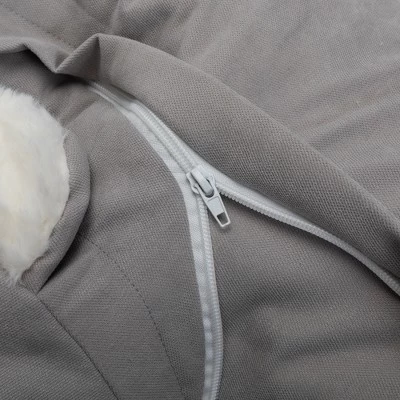 Sevobal Pet Tunnel Collapsible Cat Tunnel Bed For Indoor Cats, Washable Cat Hide Tunnel With Hanging Toys And Cushion Mat, Gray, 50"*23.62"*10.6" 3 Sevobal Pet Tunnel Collapsible Cat Tunnel Bed For Indoor Cats, Washable Cat Hide Tunnel With Hanging Toys And Cushion Mat, Gray, 50"*23.62"*10.6" - Image 3