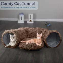 PETMAKER 3FT Cat Tunnel With Cat Bed -BlueBuffalo Sales Store GUEST e39e69a1 0a80 4ce7 9be7 7a09c6038578