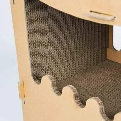 Petique Feline Penthouse Cat House Sustainable Non Toxic Recycled Cardboard Cat And Kitten Play Home Pet Furniture And Relaxation Scratching Boards -BlueBuffalo Sales Store GUEST e40ecb1d 378f 4788 9473 3bedc0ac098e