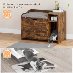 Litter Box Enclosure With Top Opening With Cushion 11 Litter Box Enclosure With Top Opening With Cushion -BlueBuffalo Sales Store GUEST e500e2dd 409e 41d3 bc5e e8e303f7b8b7